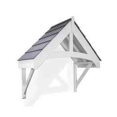 Curved T Truss Door Canopy Kit With Style - Size & Roof Options