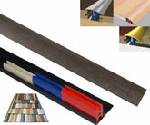 Black Slate 40mm x 1800mm Multi-Purpose Threshold Strip Adhesive Clip System