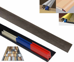 Black Slate 40mm x 1800mm Multi-Purpose Threshold Strip Adhesive Clip System