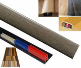 180cm x 50mm long dark grey threshold cover plate