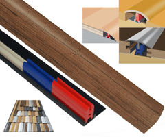 Distressed Oak 40mm x 900mm Multi-Purpose Threshold Strip Adhesive Clip System