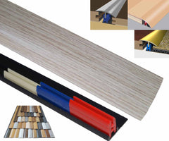 Fine Grey 40mm x 900mm Multi-Purpose Threshold Strip Adhesive Clip System