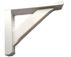 Single 300x300x60 Porch Gallow Bay Window Bracket Solid Will Not Rot
