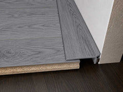 Grey Pine Floor Edge Trim Fill Gap Between Floor and Skirting Board