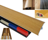 Oak 50mm x 900mm Multi-Purpose Transitional Threshold Adhesive Clip System