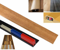 Oak B 50mm x 900mm Multi-Purpose Transitional Threshold Adhesive Clip System