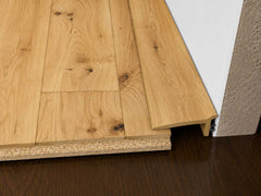Rustic Oak Floor Edge Trim Bridge gap between floor and skirting board