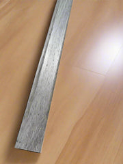 Silver Grey Floor Edge Trim 5 x 2M Lengths Adhesive Bridge Gap Between Floor and Skirting