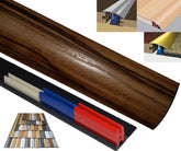 Walnut 40mm x 900mm Multi-Purpose Threshold Strip Adhesive Clip System