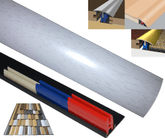 White Washed 40mm x 1800mm Multi-Purpose Threshold Strip Adhesive Clip System