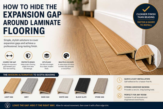 How to Hide the Expansion Gap Around Laminate Flooring
