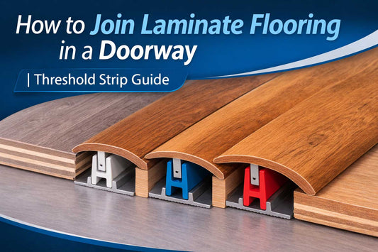 How to join laminate flooring in a door way