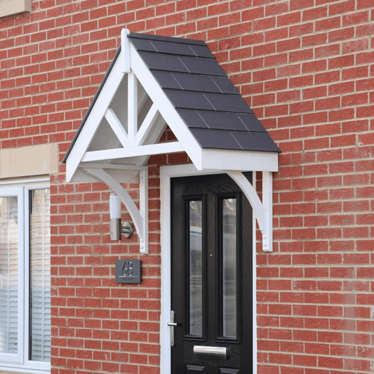Installed Porch Brackets