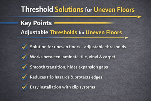 Threshold solutions for uneven floors