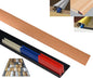 Beech  effect door threshold bar 40mm easyclip