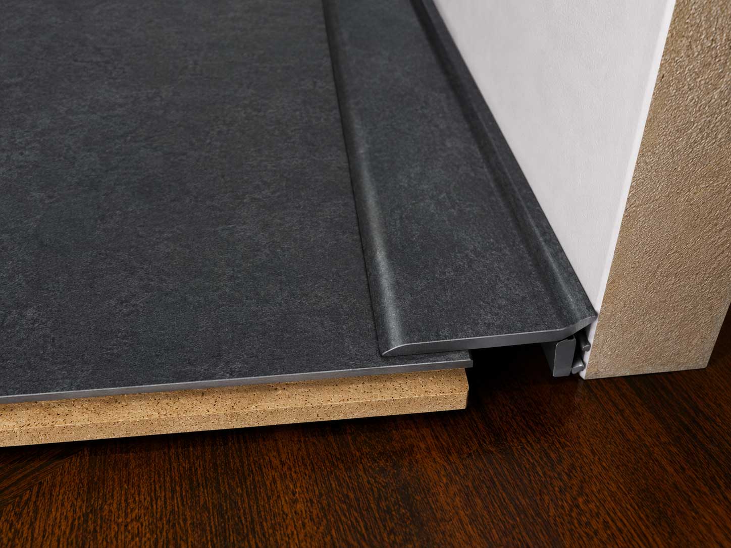Black Slate Floor Edge Trim