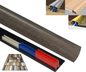 Dark Grey 40mm x 1800mm Multi-Purpose Threshold Strip Adhesive Clip System