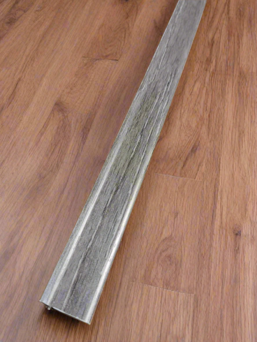 Self Adhesive Floor Edge Trim 1M PVC Expansion Gap Cover Strip Flooring to Skirting Edge