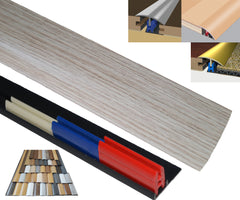 Fine Grey 40mm x 900mm Multi-Purpose Threshold Strip Adhesive Clip System