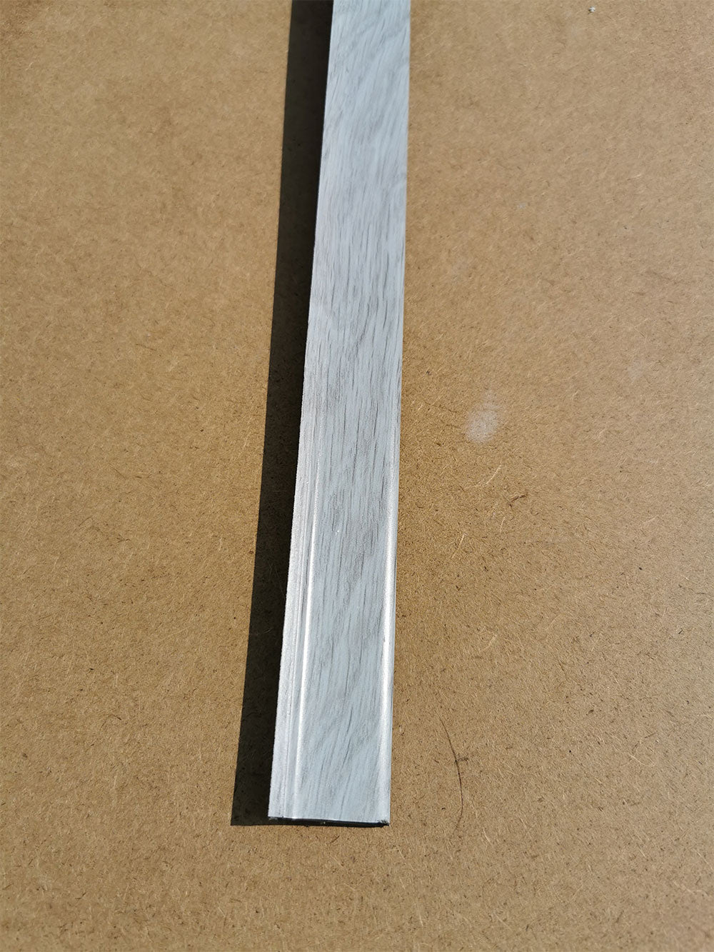 Self Adhesive Floor Edge Trim 1M PVC Expansion Gap Cover Strip Flooring to Skirting Edge
