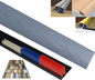 Grey Pine 40mm x 1800mm Multi-Purpose Threshold Strip Adhesive Clip System