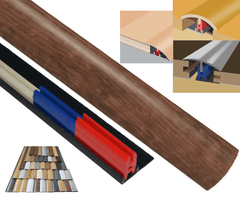 Kolburg Oak 40mm x 1800mm Multi-Purpose Threshold Strip Adhesive Clip System