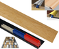 Light Walnut 40mm x 900mm Multi-Purpose Threshold Strip Adhesive Clip System