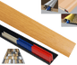 Oak 40mm x 1800mm Multi-Purpose Threshold Strip Adhesive Clip System