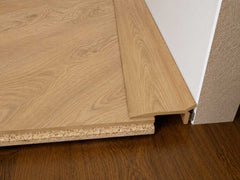 Oak Floor edge trim fill gap between floor and skirting board
