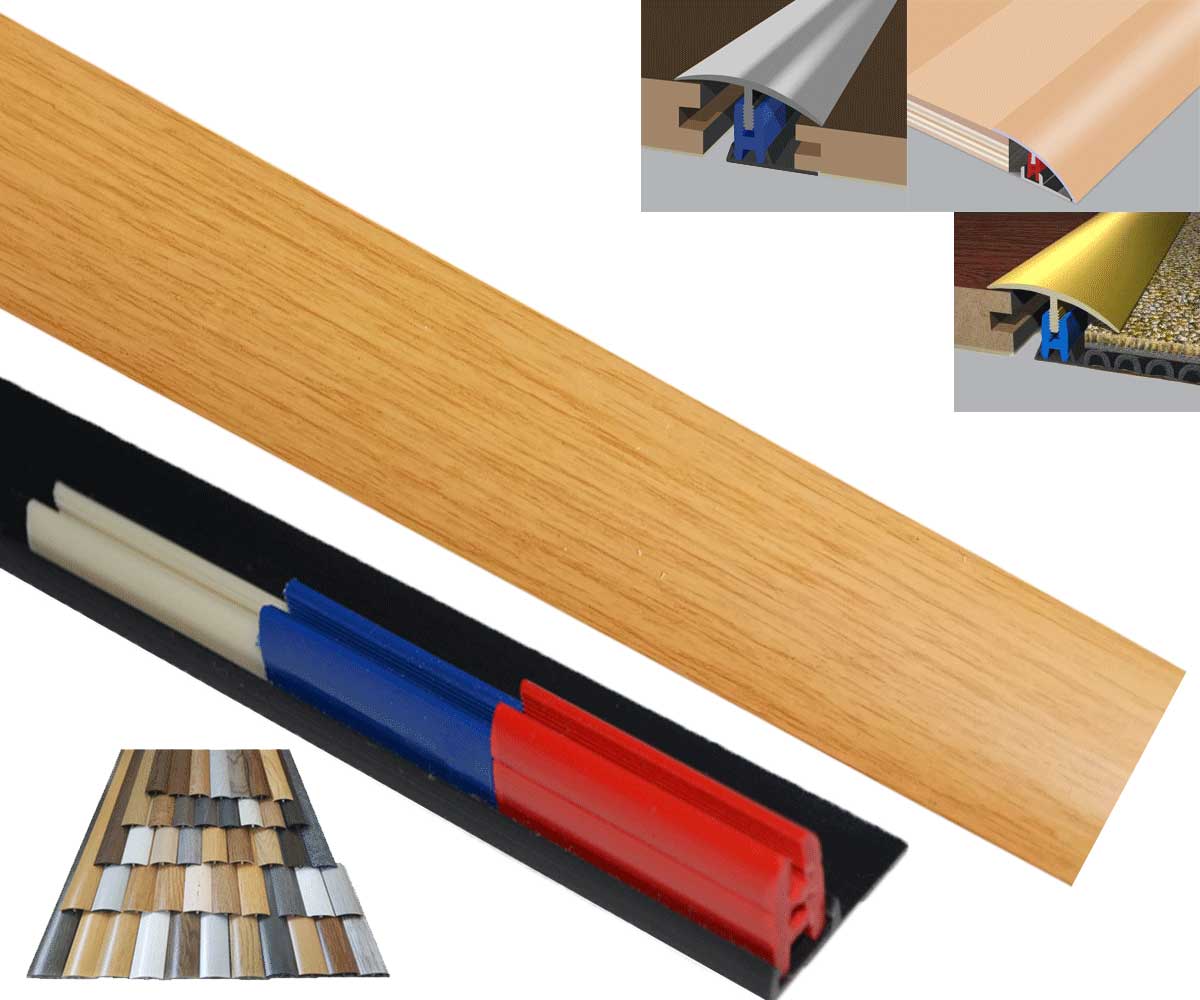 Oak Door Threshold Strip Multi Purpose Adhesive Easyclip