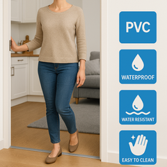 Limestone 40mm x 900mm Multi-Purpose Threshold Strip Adhesive Clip System