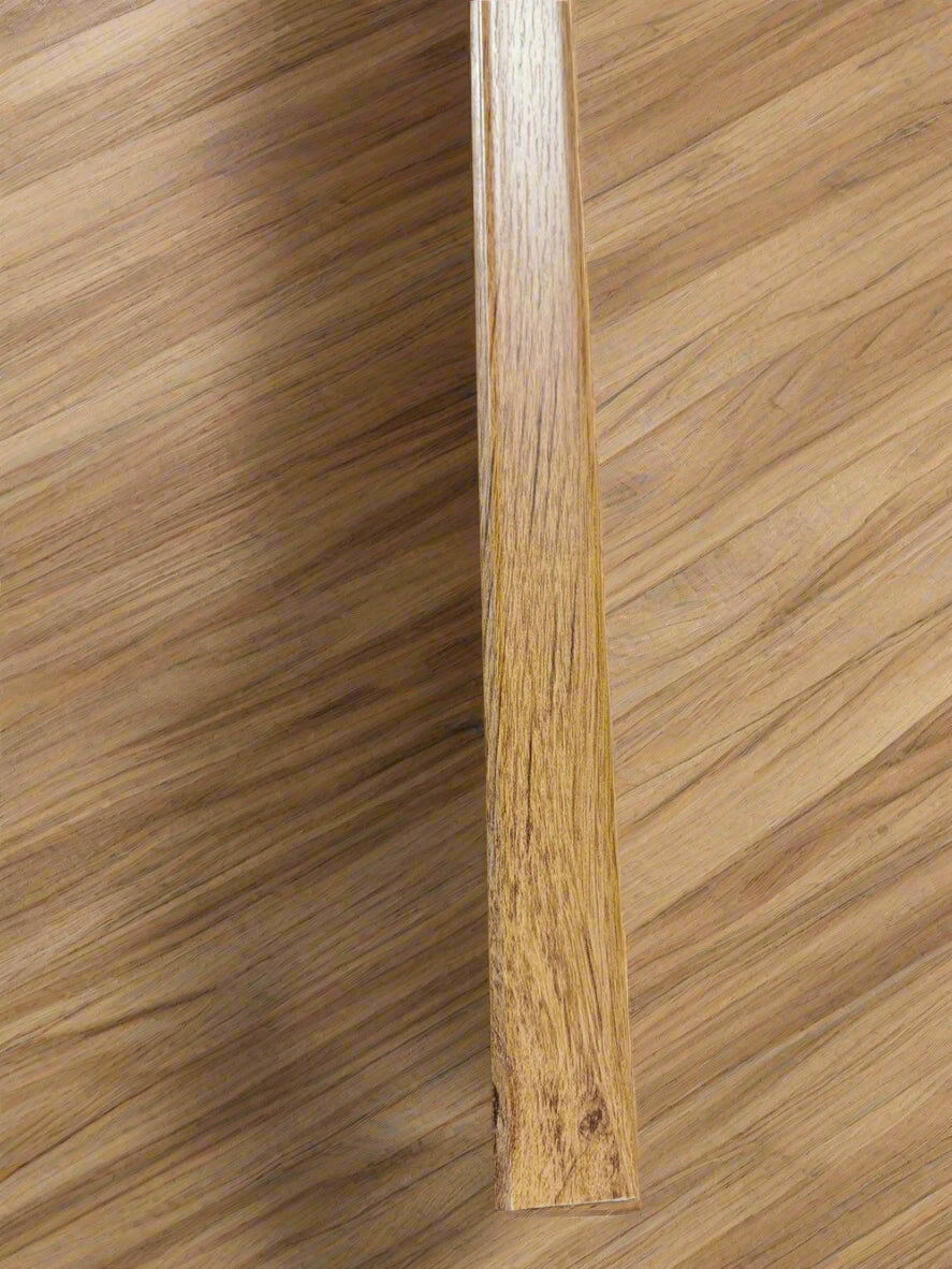 Self Adhesive Floor Edge Trim 1M PVC Expansion Gap Cover Strip Flooring to Skirting Edge