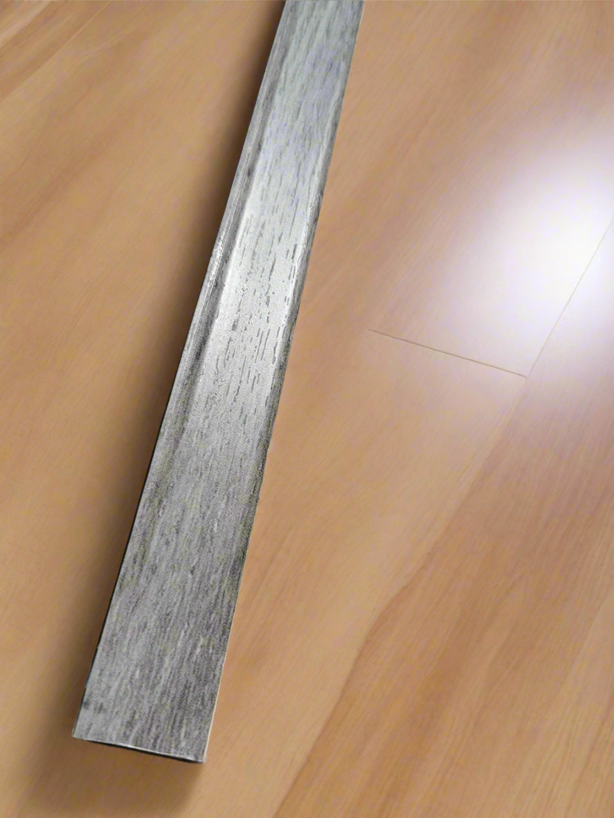 Self Adhesive Floor Edge Trim 1M PVC Expansion Gap Cover Strip Flooring to Skirting Edge