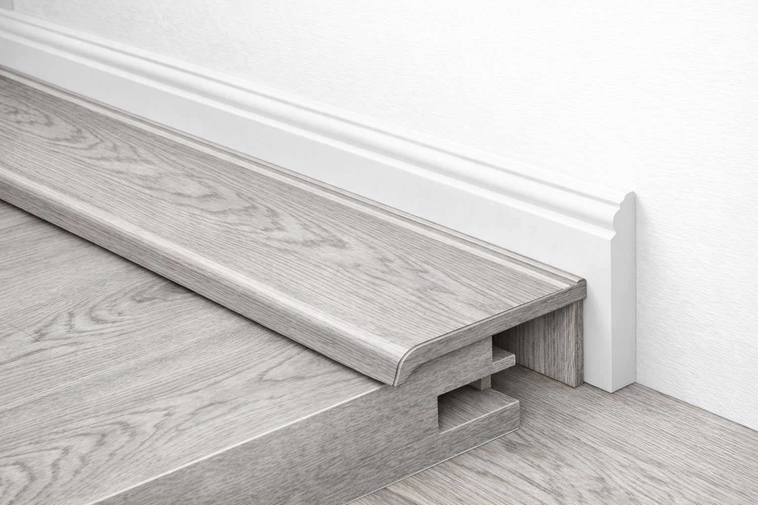 Stowe Oak Floor Edge Trim Fitted Example