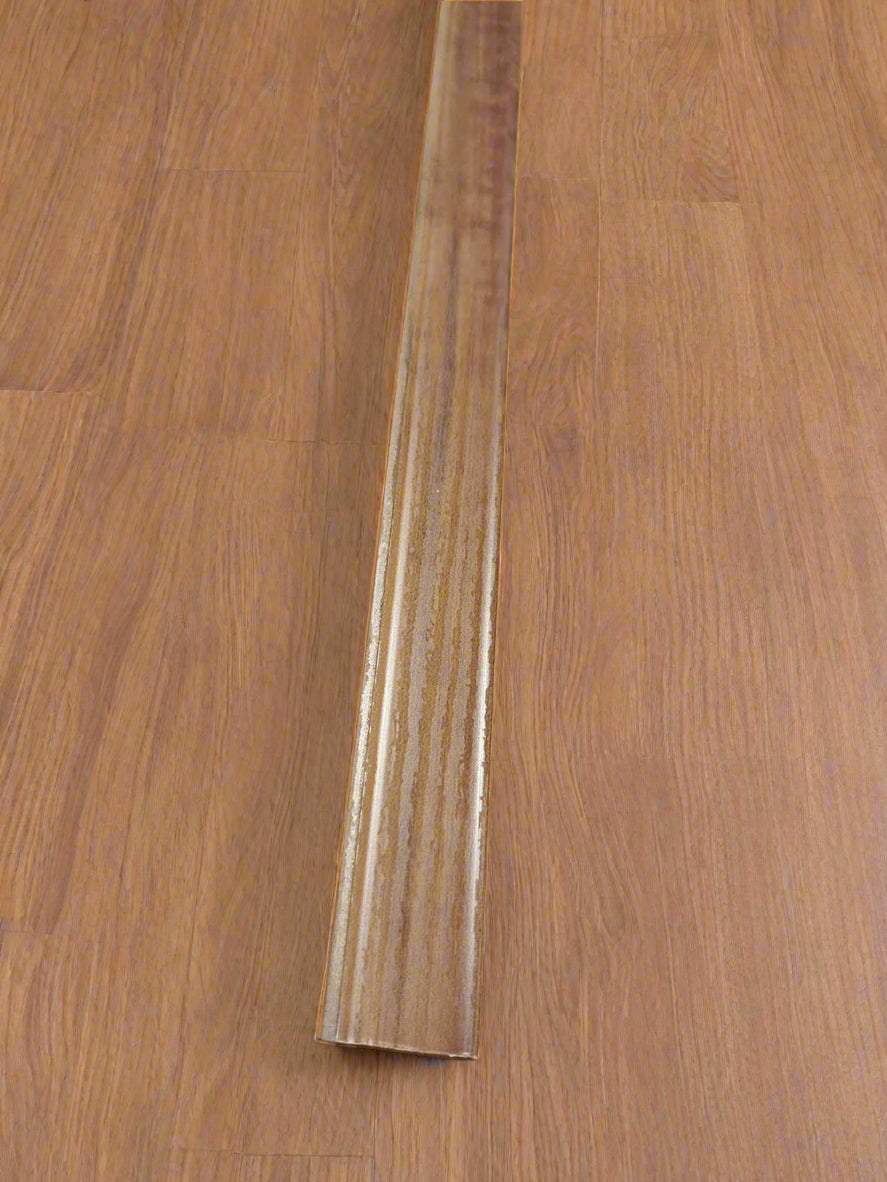 Self Adhesive Floor Edge Trim 1M PVC Expansion Gap Cover Strip Flooring to Skirting Edge
