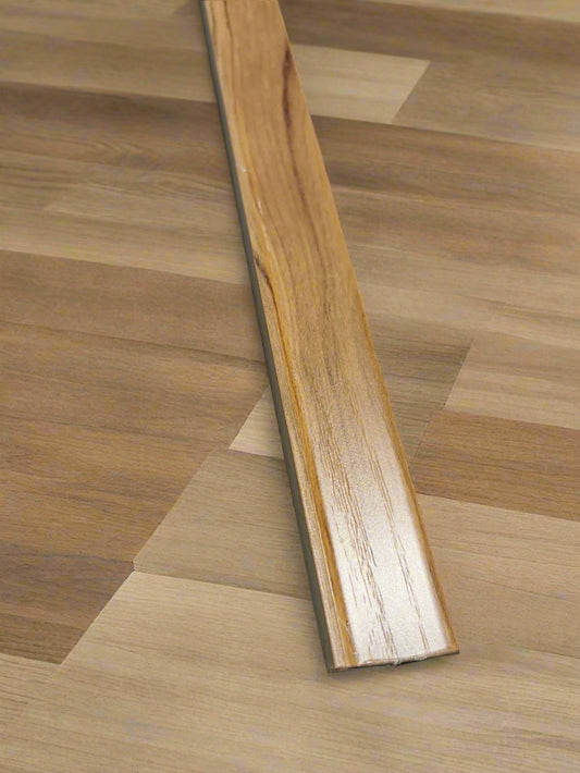 Walnut Dolce Floor Edge Trim 10 x 2M Lengths Adhesive Bridge Gap Between Floor and Skirting