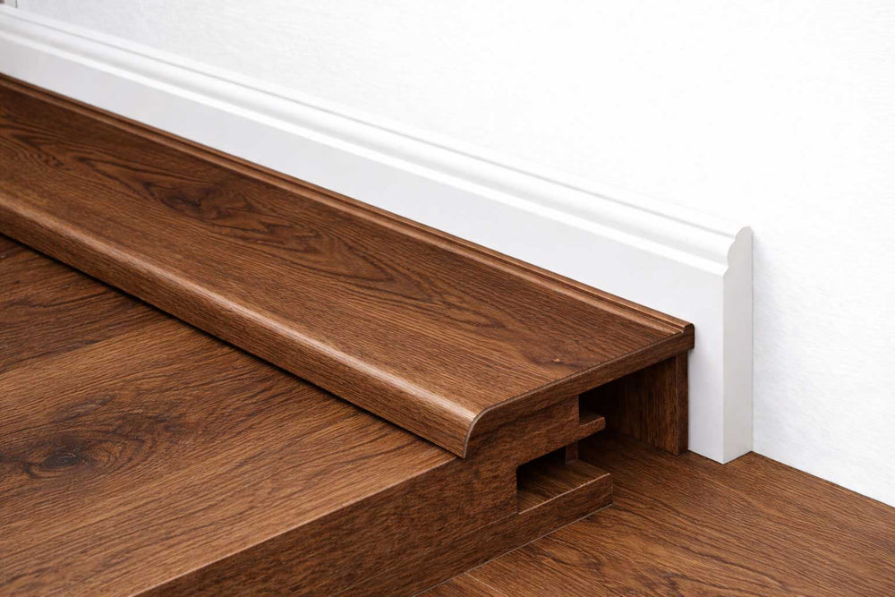 walnut dolce fitted example of a room edgeing trim